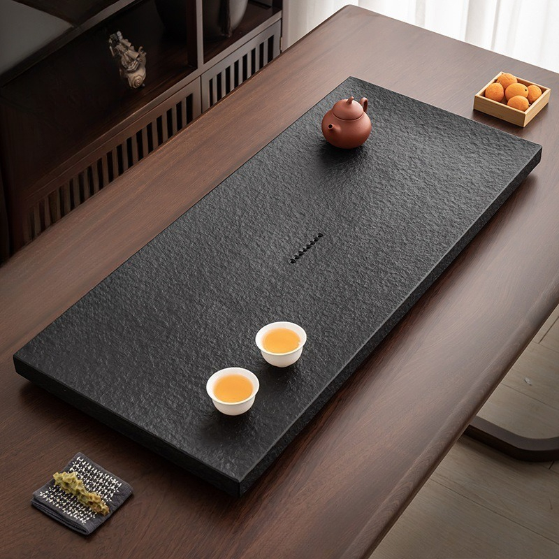 ถาดชาหินสีดำธรรมชาติ ชุดชงชาจี - Desk Setup At Home บทวิจารณ์และราคา